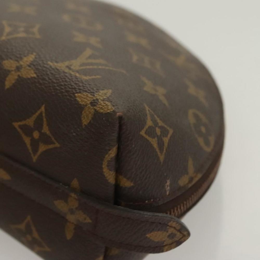 LOUIS VUITTON Monogram Trousse Demi Ronde Cosmetic Pouch M47520 LV Auth 131163 - Picture 14 of 16
